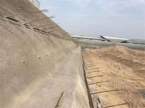 南沙河道边坡加固